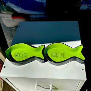 Rae Dunn Cat Bowls Set of 2